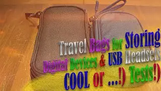 Travel bag for storing digital devices and USB headsets. What an organizer!)