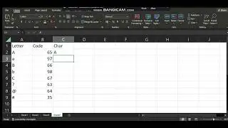 How to use CHAR function on Excel