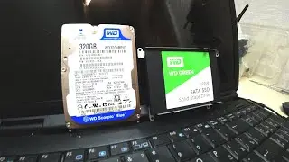 Как ускорить старый ноутбук?Установка SSD диска .Установка Windows 10. ASP