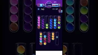 solution ball colors sorting game challenge level 334