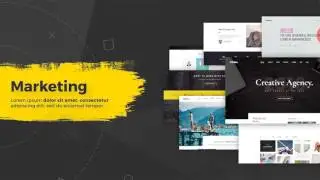 Digital Agency Startup Website Presentation | After Effects Template 19188803