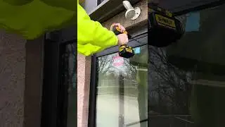 Door Access Training Part 3 Drilling in Security Door Middle Hole for Mag Lock #accesscontrol