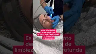 Uno de mis tratamientos favoritos como dermatóloga #aquapure #limpiezafacial #skincaretips