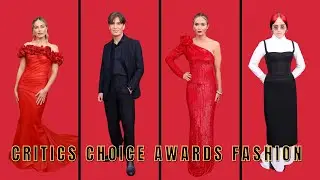 Critics Choice Awards Fashion and Celeb Sightings
