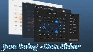 How to use DatePicker in Java Swing with FlatLaf