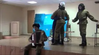 По повести "Василий Теркин".