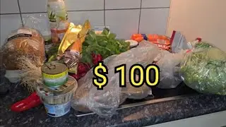 Что можно купить на $100 в овощном магазине Австралии ? Обзор цен на продукты 2024 .