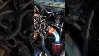 3800 supercharged swapped Pontiac 6000 wagon idle and burnout #pontiac #6000 #supercharged #80s