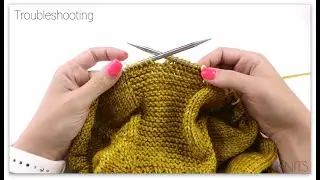 FLAX SWEATER TROUBLESHOOTING | HOW TO CHANGE A STITCH FROM THE LAST ROW WITHOUT RIPPING YOUR ROW