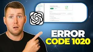 How to fix ChatGPT error code 1020
