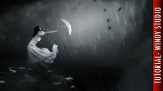 Photoshop Tutorial | PHOTO MANIPULATION | PAINT EFFECT