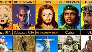 Statues of Famous People Who Died