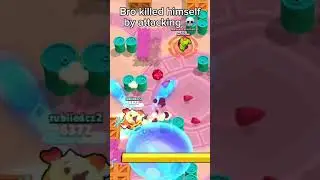 Bro killed himself by attacking 💀💀💀 #brawlstars #brawlstarsgameplay #brawlstarsshorts #memes
