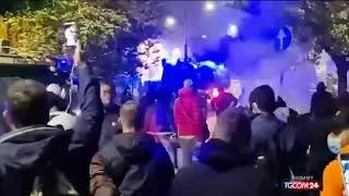 Coronavirus: thousands attend anti-lockdown protest in in many Italian cities