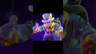 Bowser reacting to METAL MARIO! Super Mario Odyssey #shorts #supermarioodyssey #mario