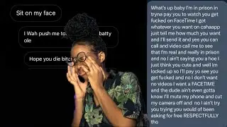 come go through my traumatizing dms with me