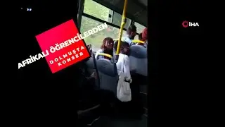 Radyo bozulunca Afrikalı öğrenciler dolmuşta konser verdi