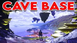 Building a Cave Base Live in No Man's Sky Worlds Gameplay ep 17