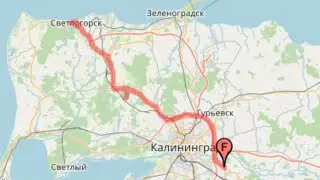 Калининград-Светлогорск ( зима)