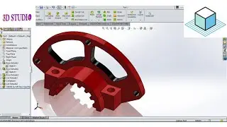 Solidworks Tutorial  | Circular Pattern | Hole Wizard | Extrude | Solidworks Tutorial