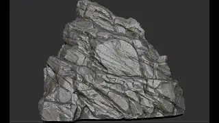 An Intro to sculpting rocks in Zbrush 2