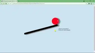 See Saw Ball Animation With Html And CSS||Source Code