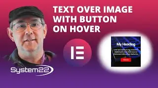 Elementor Text Over Image With Button On Hover 👈👍👈👍