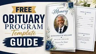 Free Obituary Program - Obituary Templates