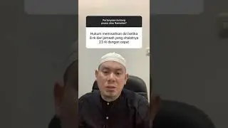 Memisahkan diri setelah 8 rakaat tarawih karena bermadzahab bukan 23 rakaaat