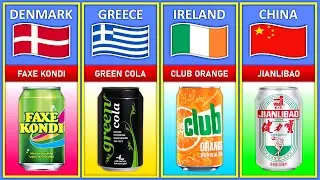 Soft Drinks From Different Countries