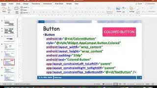Android Learning - Constraint Layout and UI Widgets