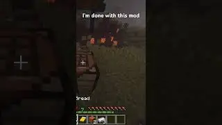 Done with this mod #memes #minecraft #herobrine #jumpscare