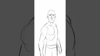 Rough Animation in Toonboom Harmony (acting test of Armenian Legend Sasunci Davit) #animation