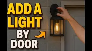 Add Outside Light By Door On CONCRETE BLOCK WALL? (BEST Step By Step)