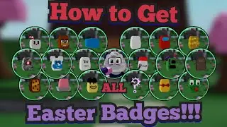 How to Get ALL Easter Badges!!! | Indie Frenzy: An Indie Game RP | Roblox