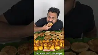 SPICY EGG MASALA & PURI EATING CHALLENGE😍🔥❤️ 