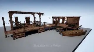 Modular Ship Props - UE 4