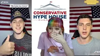 raging gay leftist reacts to the conservative hype house