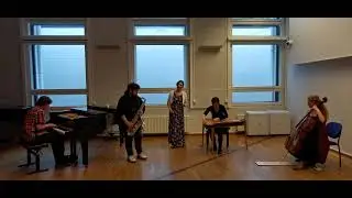 Jaanika Ventsel, Sakiko Ishii, Bibi Ladva, S. Tarazona & M. Kukk in Organhall of EAMT 11.06.2024.