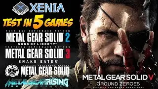 Xenia Canary Emulator Test in 5 Metal Gear Solid Games | f8f6a2056 @ Jun 26 2022 | Performance Test