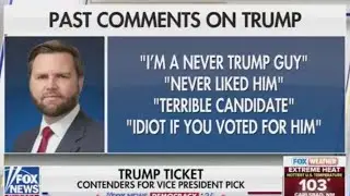 Who Is J.D Vance Trump's Vice President Nominee