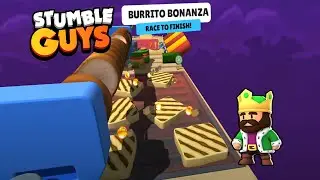 Burrito Bonanza How To Arrive First Tips & Tricks 🏆 Stumble Guys 👑 The King 👑