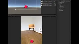 AR liDAR UI work (Unity 3D)