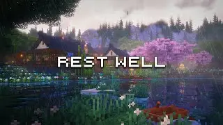 🌧️ Let the rain quiet your mind... (minecraft music box & ambience)