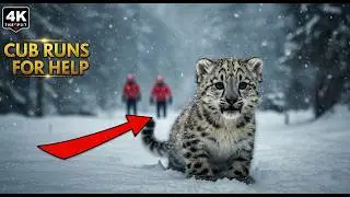 Honeycomb Miracle! Snow Leopard's Desperate Rescue With Cub