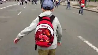 Катаюсь на гироскутере в Киеве на Крещатике!