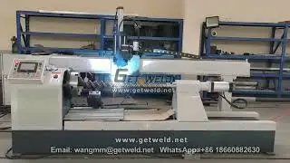 Screw rod surfacing welding  machine