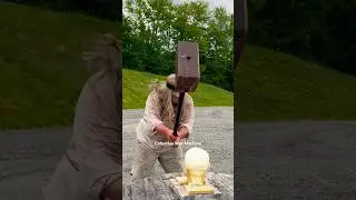Battle Hammer vs Ballistic Head       #ancientweapons #vikings #medievalweapons