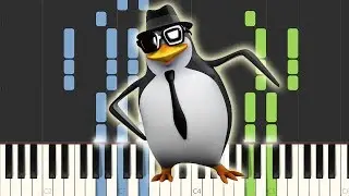 Penguin's Game - Piano Tiles 2 [Piano Tutorial] (Synthesia)