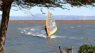 Robbie windsurfing Shangri-la 12-16-17